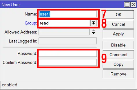 Membuat User Pengguna di Mikrotik - Templatemikrotik.id
