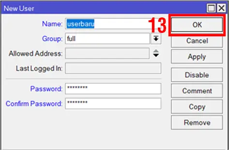 Membuat User Pengguna di Mikrotik - Templatemikrotik.id
